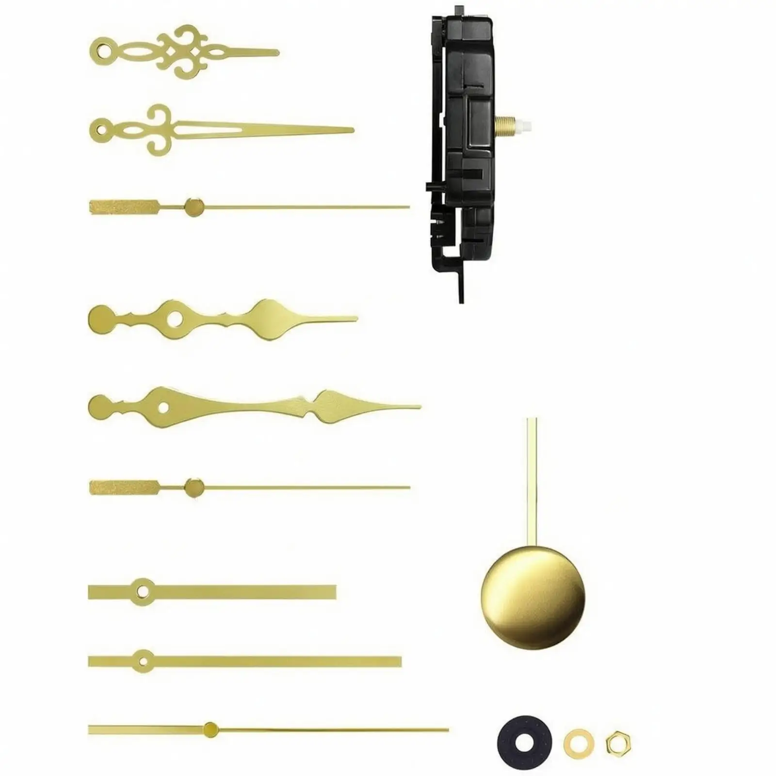 DIY Clock Movement Mechanism Plastic Pendulum Drive Replacement Part for Wall Clock Repair Kit