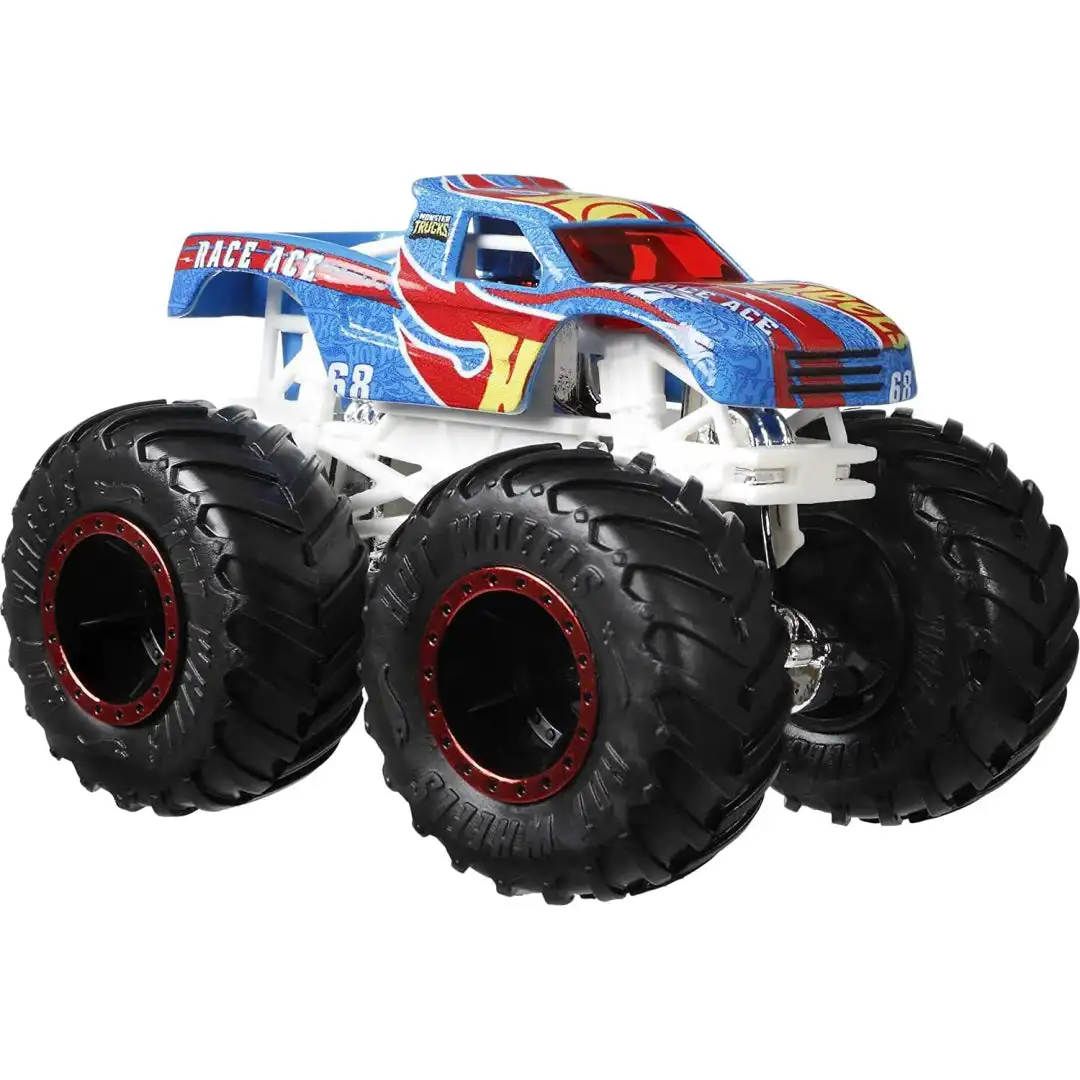 HOT WHEELS Bomb Shaker 1:64 Bomb Shaker Tiger Shark mega wrex demo derby race ace 5-alarm cunkster Alloy car model toys gifts