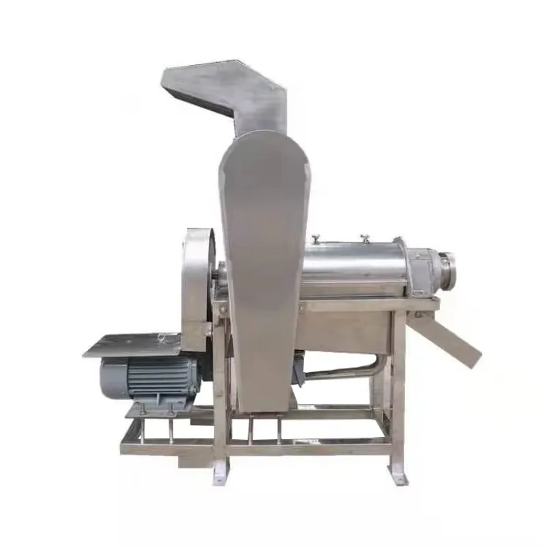 Industrial Fruit Crushing And Screw Juice Extractor Machine SUS304 Vegetable Juice Press Equipment Custom Supported