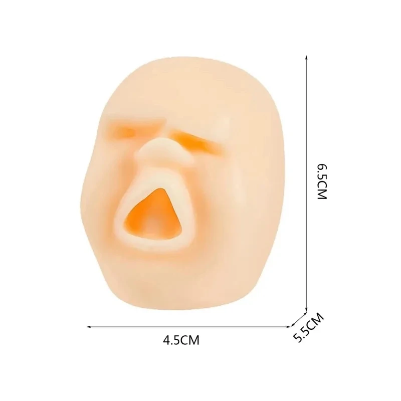 Divertenti persone Face Ball Toys espressione creativa persone Face Doll TPR antistress Venting ADHD Toys Pinch Music Fidget Toy Gift