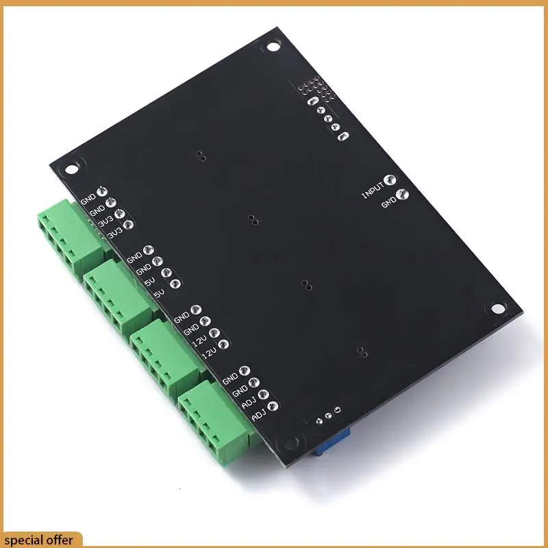 A68Z LM2596 Voltage Power Supply Module 3.3V/5V/12V/ADJ Adjustable Voltage Output Power Supply Module