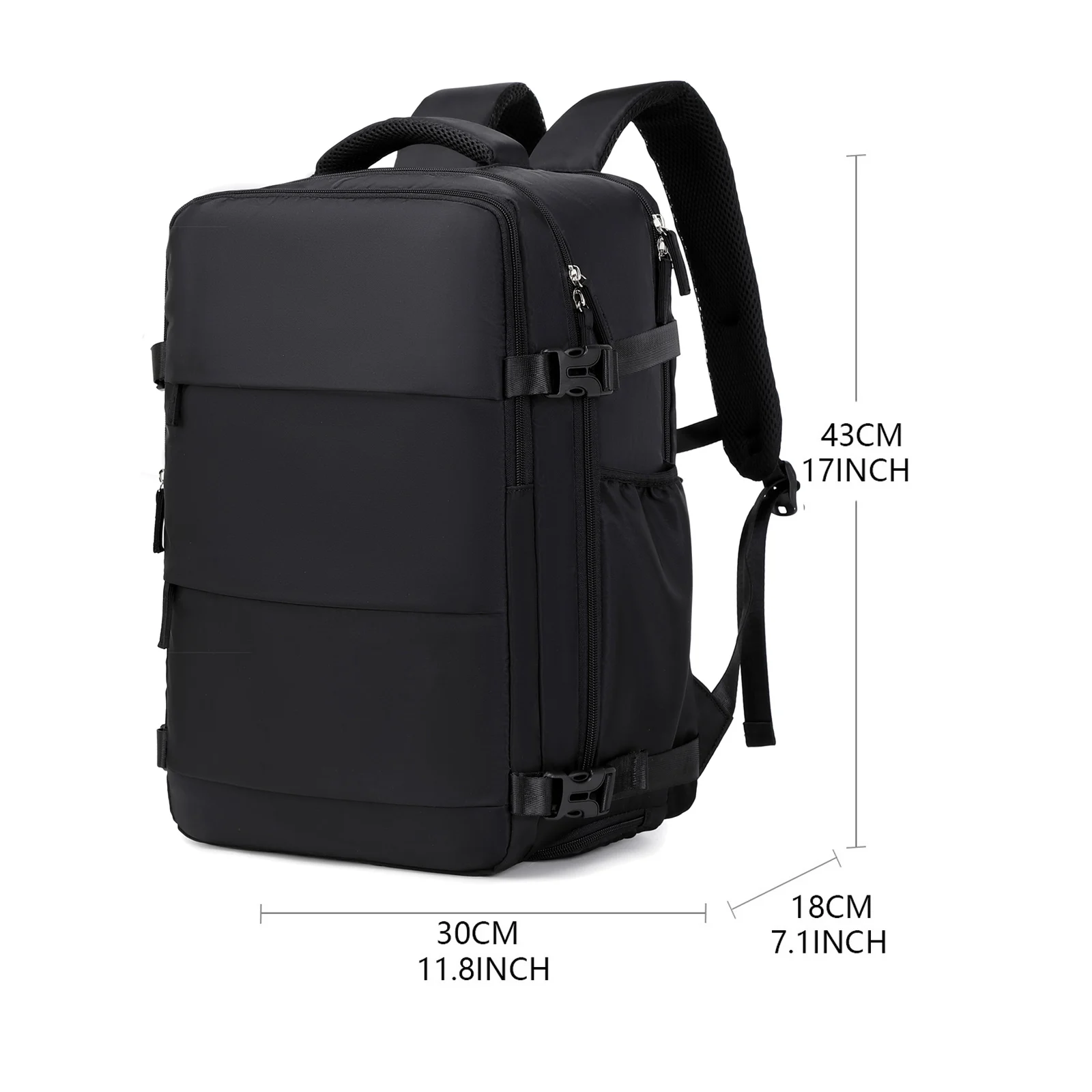 Travel backpack, can hold 15.6-inch laptop backpack, suitable for men and women with waterproof shoe compartment backpack