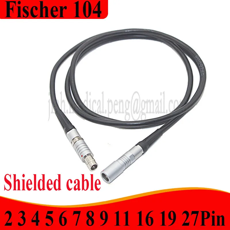 104 2F 2 3 4 5 6 7- Pin1m 3m welded shielded and unshielded cable male plug female socket circular connector