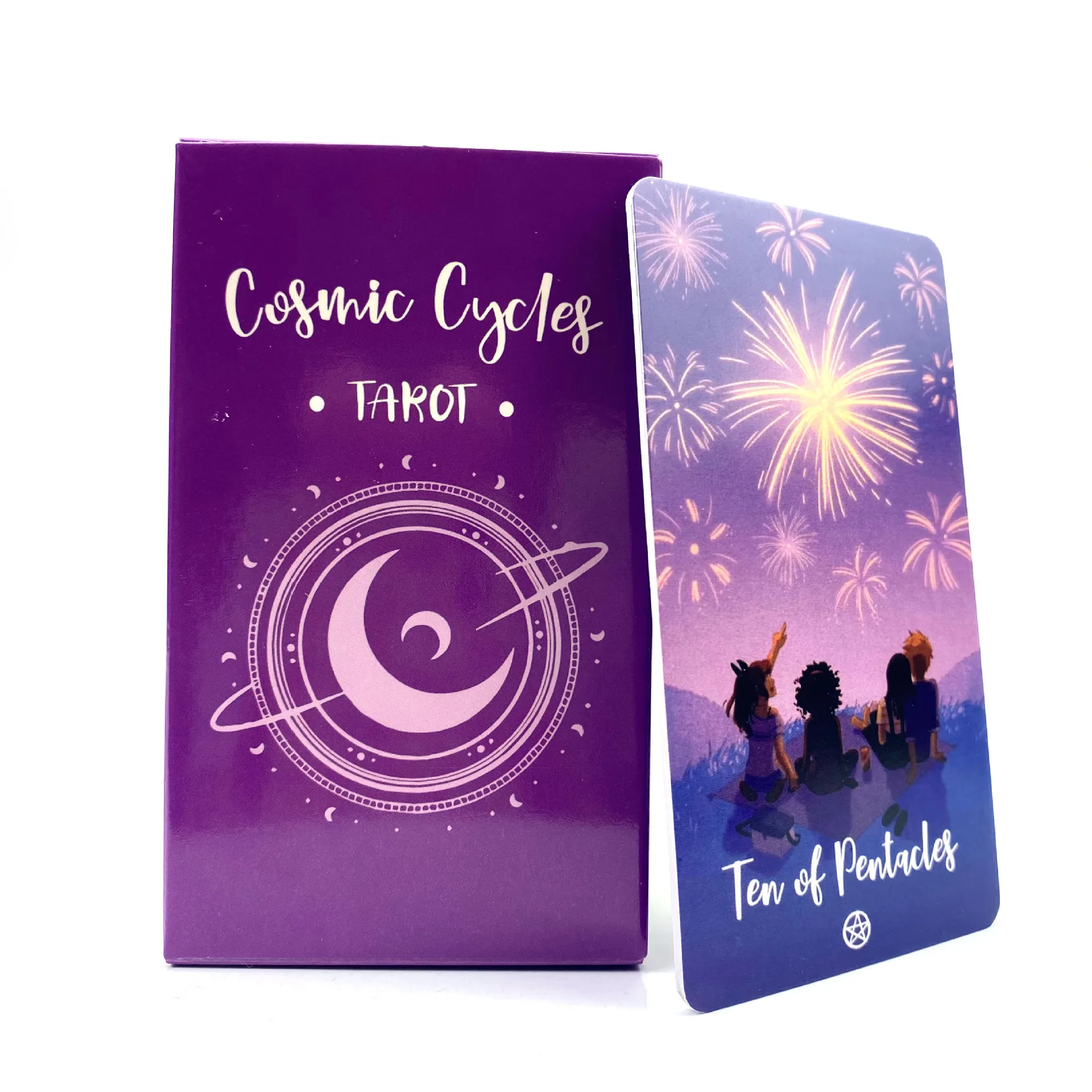 Cosmic Cycles Tarot Card  Divination fate Family Party Board Game Fate Fortune Telling A Modernized Deck