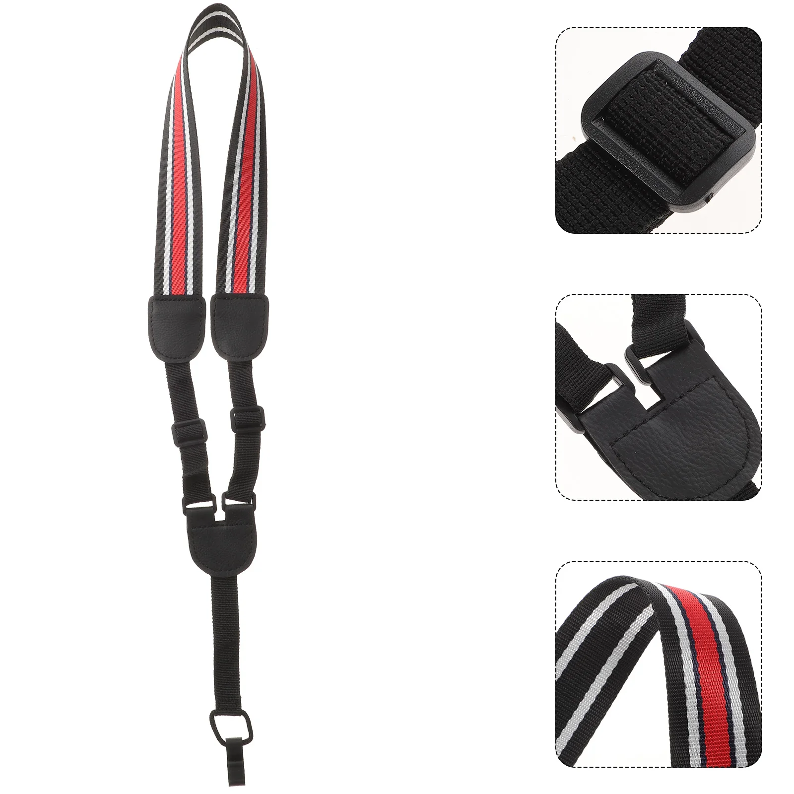 

Nylon Ukulele Strap Adjustable Length Eye catching Ukulele Belt String Instrument Accessories Safe Comfortably