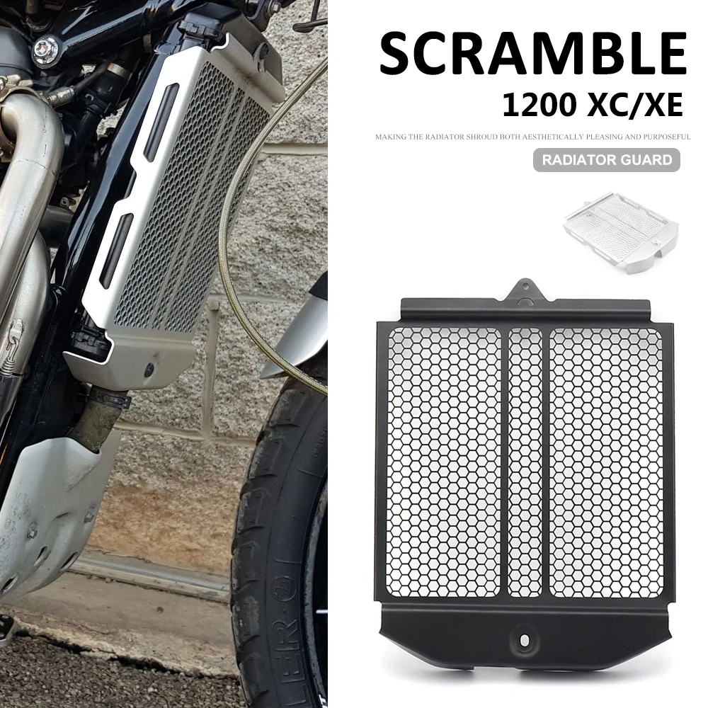 

Motorcycle Accessories Radiator Grille Guard Cover Protection For Scramble XE 1200 Radiator Guard Protector For SCRAMBLE 1200 XC