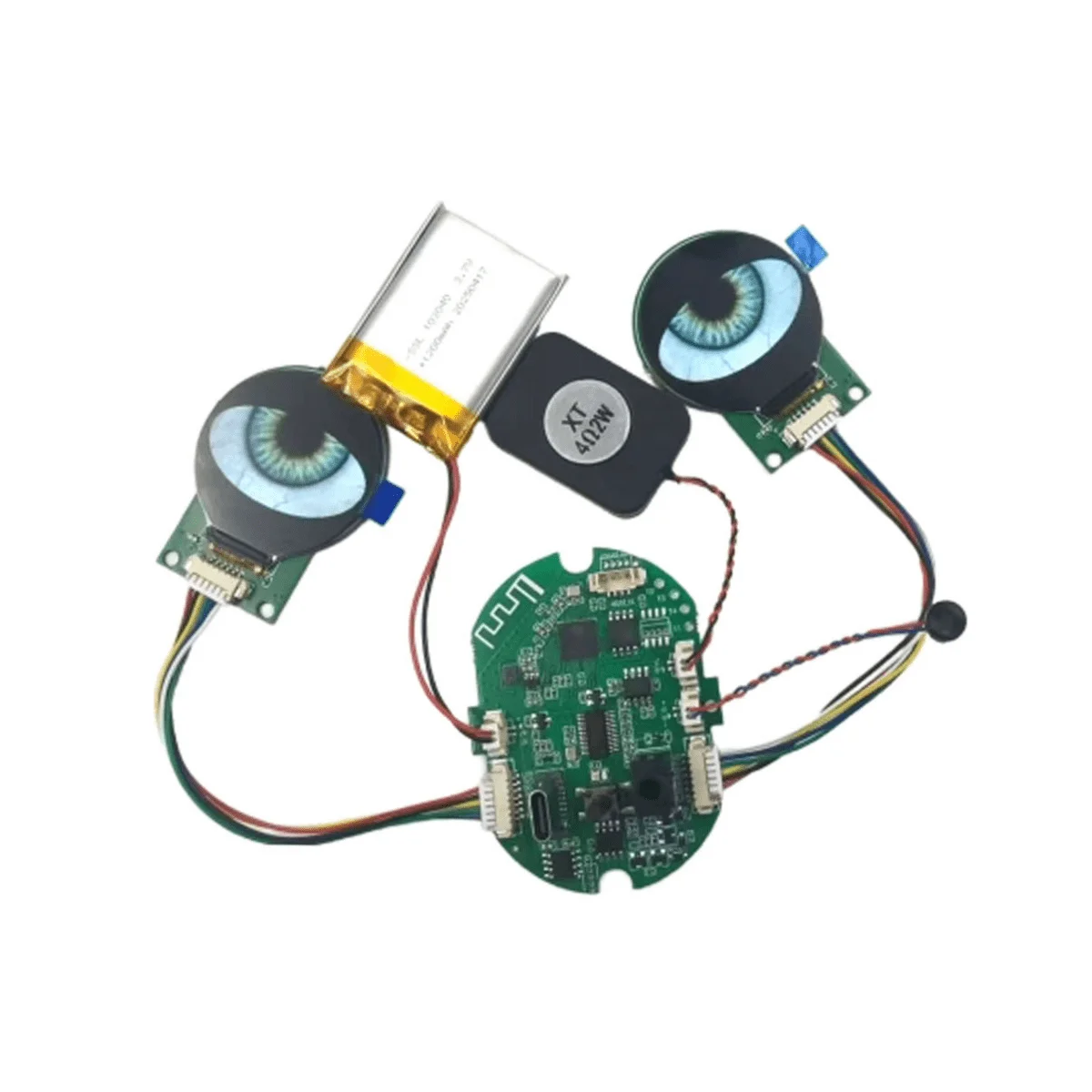 AI Xiaozhi Expression Eyes، Touch، لوحة حل روبوت مجهر RoPet روبوت AI مفتوح المصدر بالكامل
