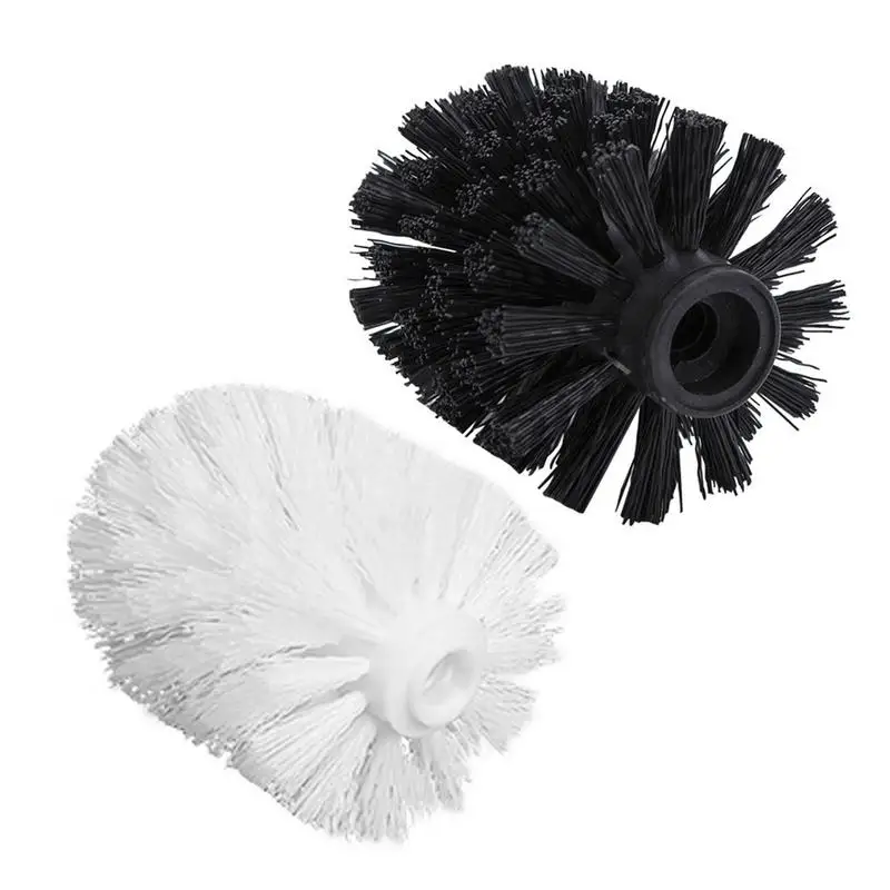 Toilet Bowl Replacement Brush Head Screw On Design Cleaning Brush Head Stiff Bristles Toilet Brush Head Household Cleaning Tools