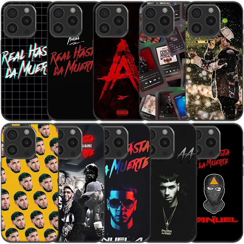 Anuel AA Real H-Hasta La M-Muerte Clear Phone Case For Apple iPhone 12 13 Mini 11 14 15 16 Pro Max Cover XS MAX XR Soft