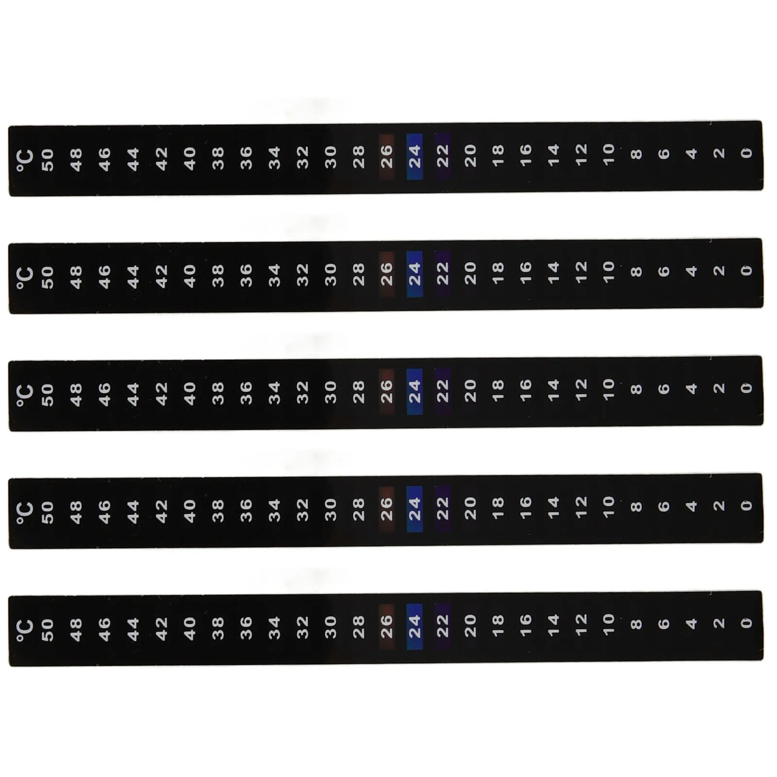 

5Pcs Wine Fermentation Temperature Stickers Adhesive Digital Thermometer Strips for Brewing and Fermentation Jars