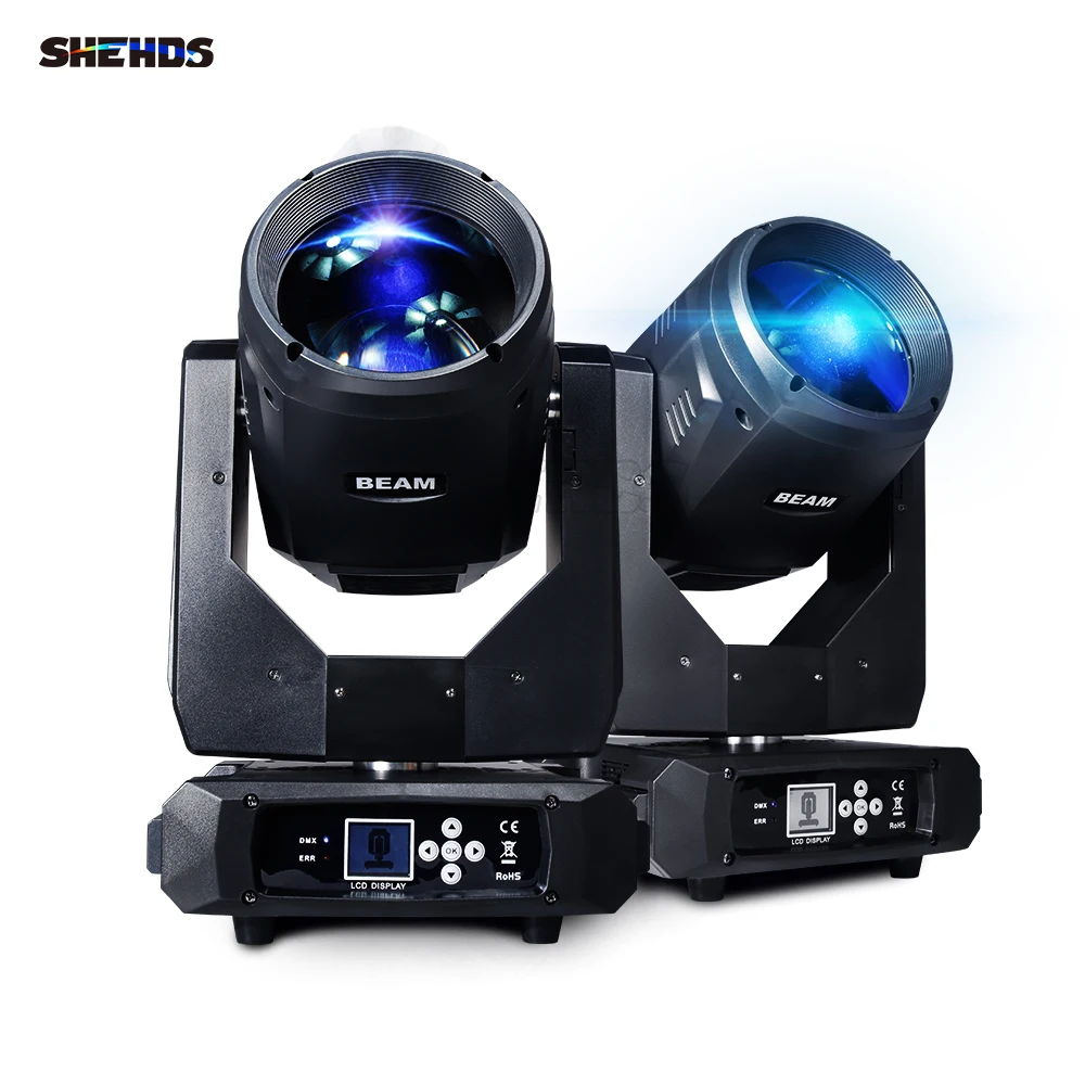 SHEHDS Bulb 350W 17R Beam Moving Head Lighting Frost 8+16+24 prisms Rainbow For DJ Party Nightclub Dance Floor Wedding