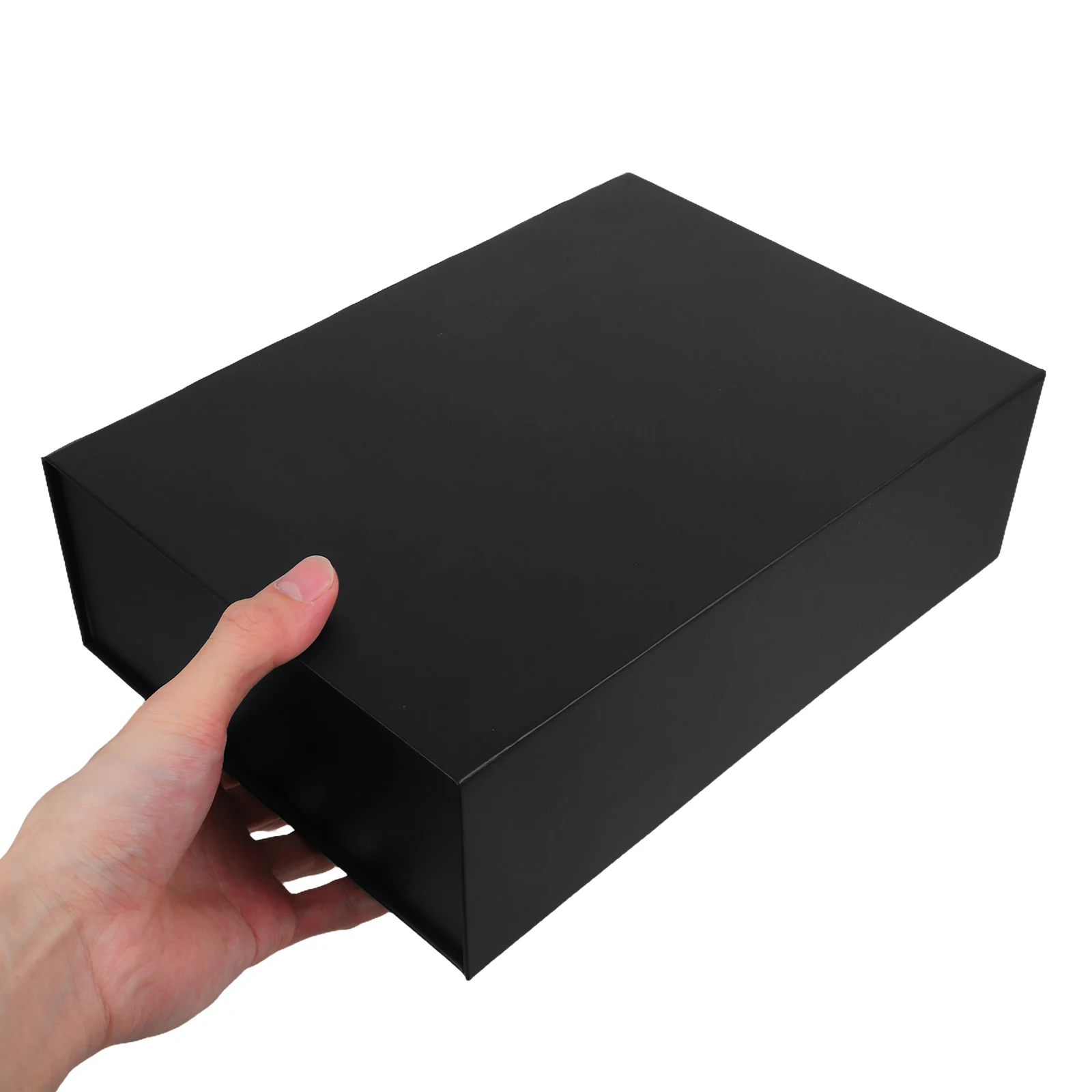 4 pcs Black Magnetic Closure Present Box Bridesmaid Proposal Collapsible Packaging Foldable Gift Storage Box For Wedding favor - Image 4
