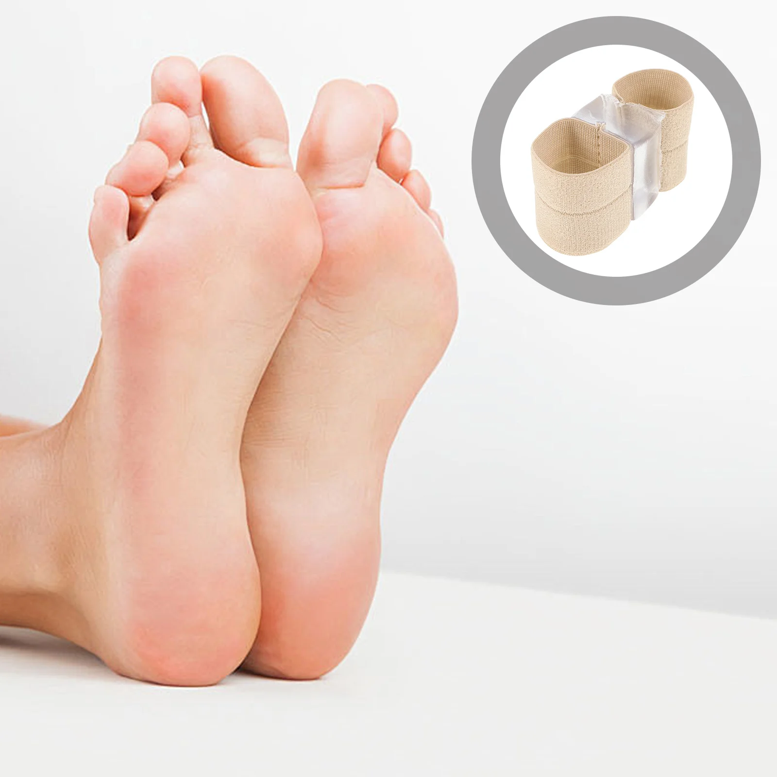 

8 шт. разделители пальцев ног, облегчение бурсита стопы, дизайн с двумя отверстиями, мягкие ремни, гелевые рукава, корректирующие деформации большого пальца ноги, регулируемая посадка, несколько