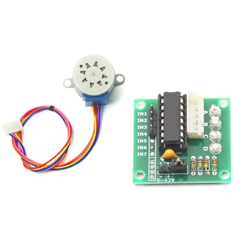1PCS 28BYJ4 스테퍼 모터 ULN2003 드라이버 보드 4상 5선 5V 스테퍼 모터 감속 모터 모듈 PIC MCU DIY
