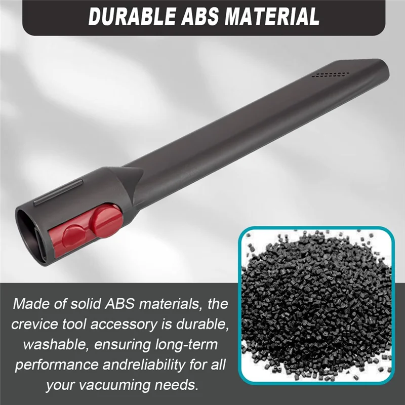 

【24 Hours-Sale!】Crevice Tool For Dyson V7/V8 V10/V11 V12/V15 Gen5 Vacuum Cleaners–25Cm/0.8Ft Quick Release Nozzle With Trigger L
