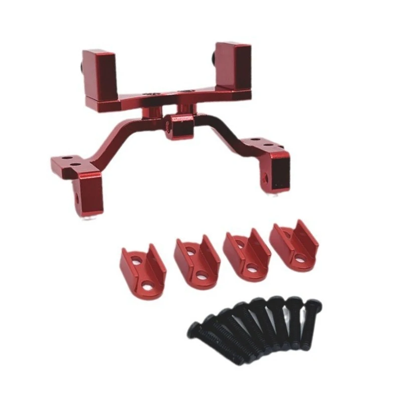 RC-Autoteile Metall-Upgrade-Teile Servo-Fixiersitz Federbefestigungskomponente Passend für WPL 1/10 C74 Ferngesteuertes Auto Zubehör