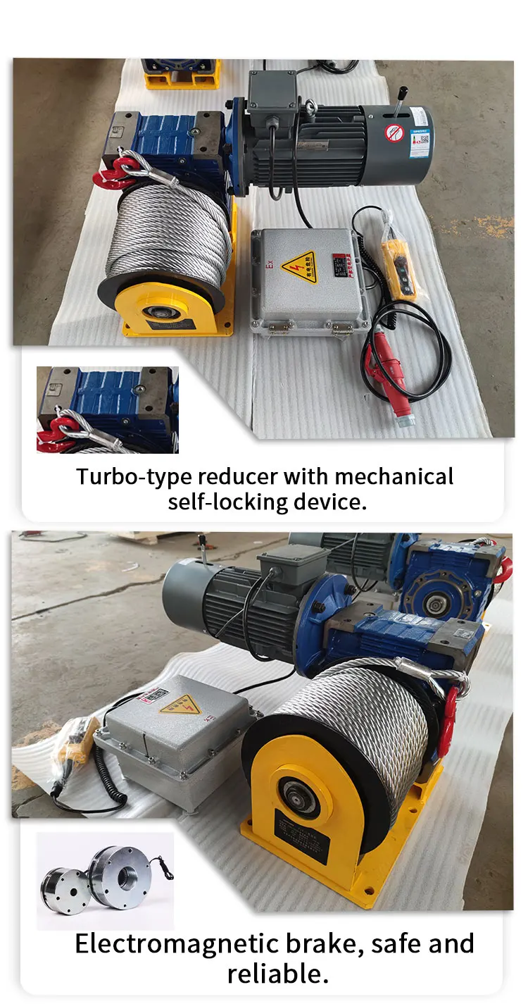Marine-Grade Seawater Resistant Winch System Electric Gangway Wireless Remote Control Motorized Pulling Winch