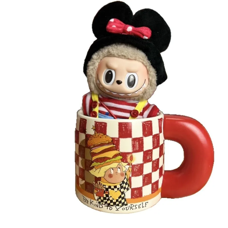 Original Labubu Polka Dot Minnie Cotton Doll Clothes Unisex 20cm15cm Dolls Accessories Toy Hobbies Doll Bag And Dolls Clothes