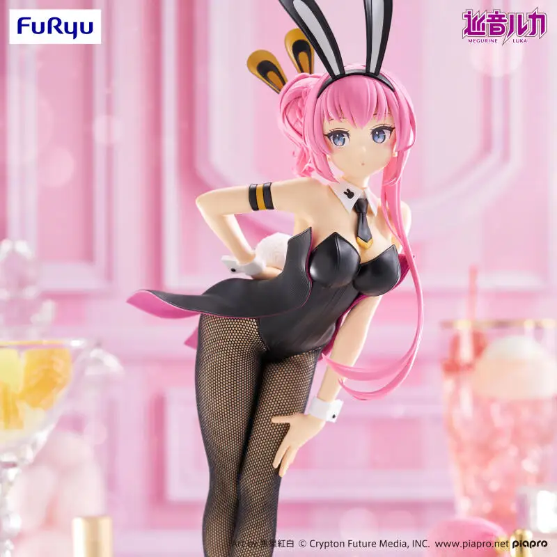 [الأصلي الأصلي في المخزون] Furyu Megurine Luka Bicute Bunnies الشكل Megurine Luka أنيمي نموذج لجسم جامع تمثال اللعب
