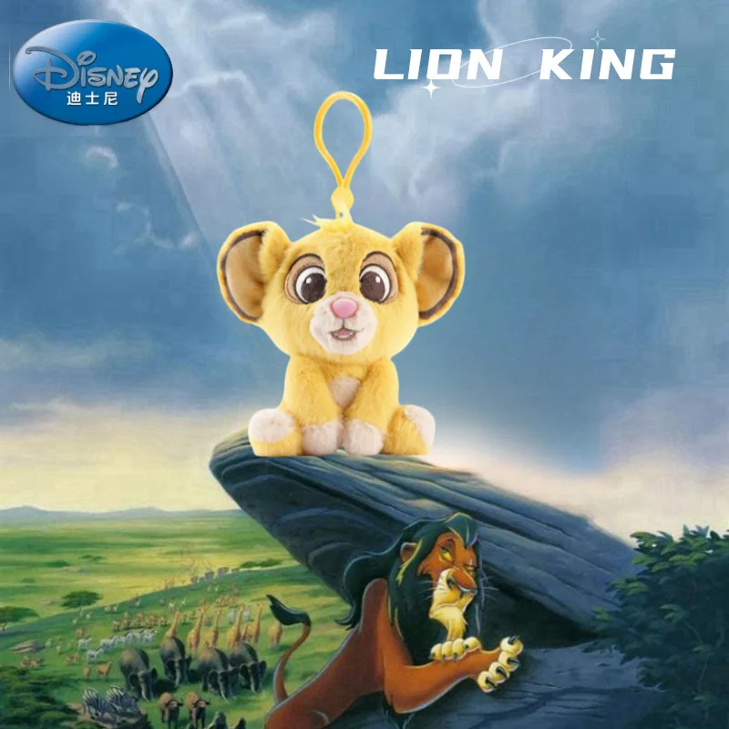 Simpatico Disney Il Re Leone Simba Peluche Bambola Cartoon Anime Bambini Bambola Kawaii Zaino Ornamenti Ciondolo Ragazza e Bambino Regali di Festa