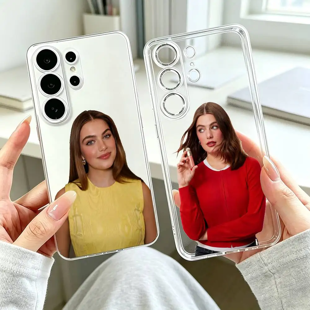Ella B-Bright Actress  Phone Case For Samsung S25,S24,S21,S22,S23,S30,Ultra,S20,Plus,Fe Transparent Cover Gift