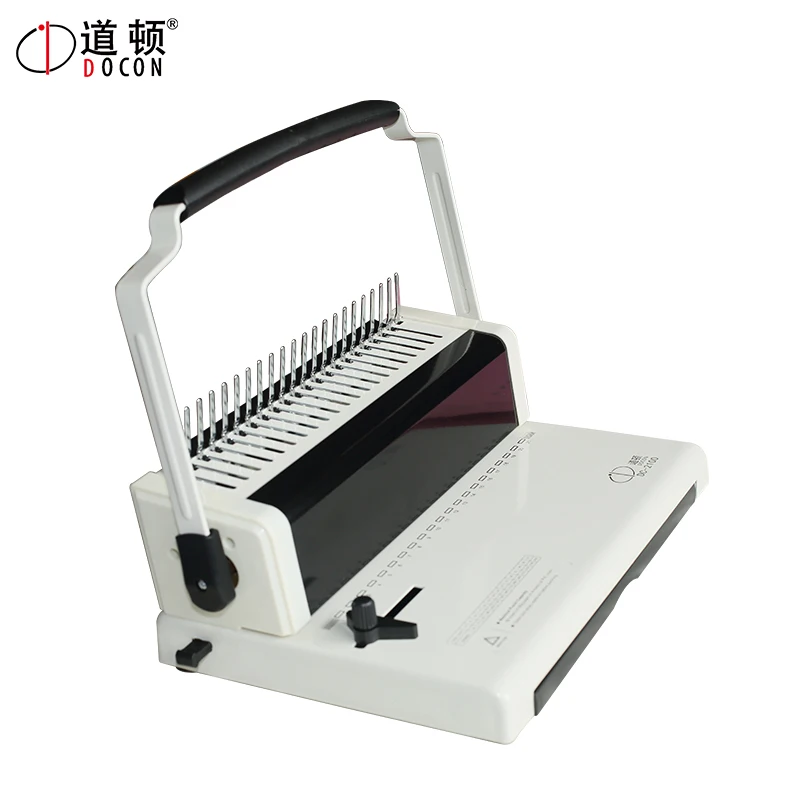 Manual coil comb binding machine manual rubber ring clip comb bidding desk calendar wall calendar