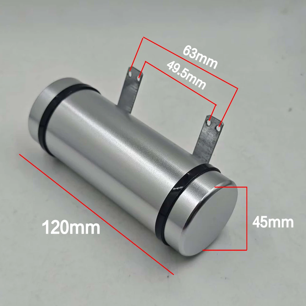 ถังน้ำมันจำลองทำจากอลูมิเนียมอัลลอย สำหรับตกแต่งรถบรรทุกบังคับวิทยุ Tamiya ขนาด 1/14 รุ่น SCANIA 770S VOLVO Mercedes-Benz ACTROS 3363 อะไหล่รถยนต์