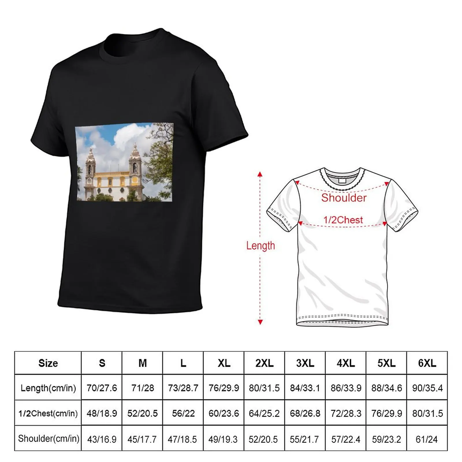 Church Of Carmo T-Shirt summer tops Short sleeve tee vintage clothes Men's cotton t-shirt