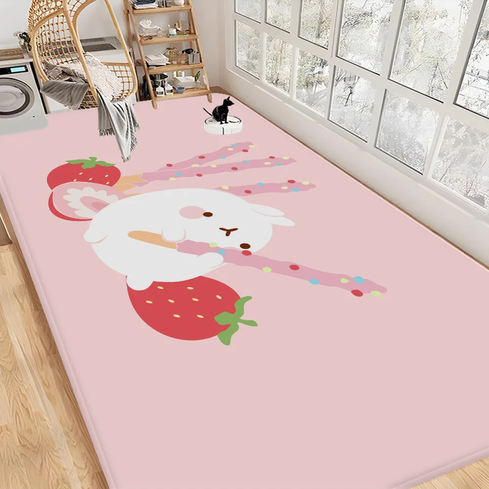 

M-Molang S-Super Hallway Carpet Non-Slip Laundry Room Mat Laundry Decor Balcony Child Living Room Bedside Area Rugs