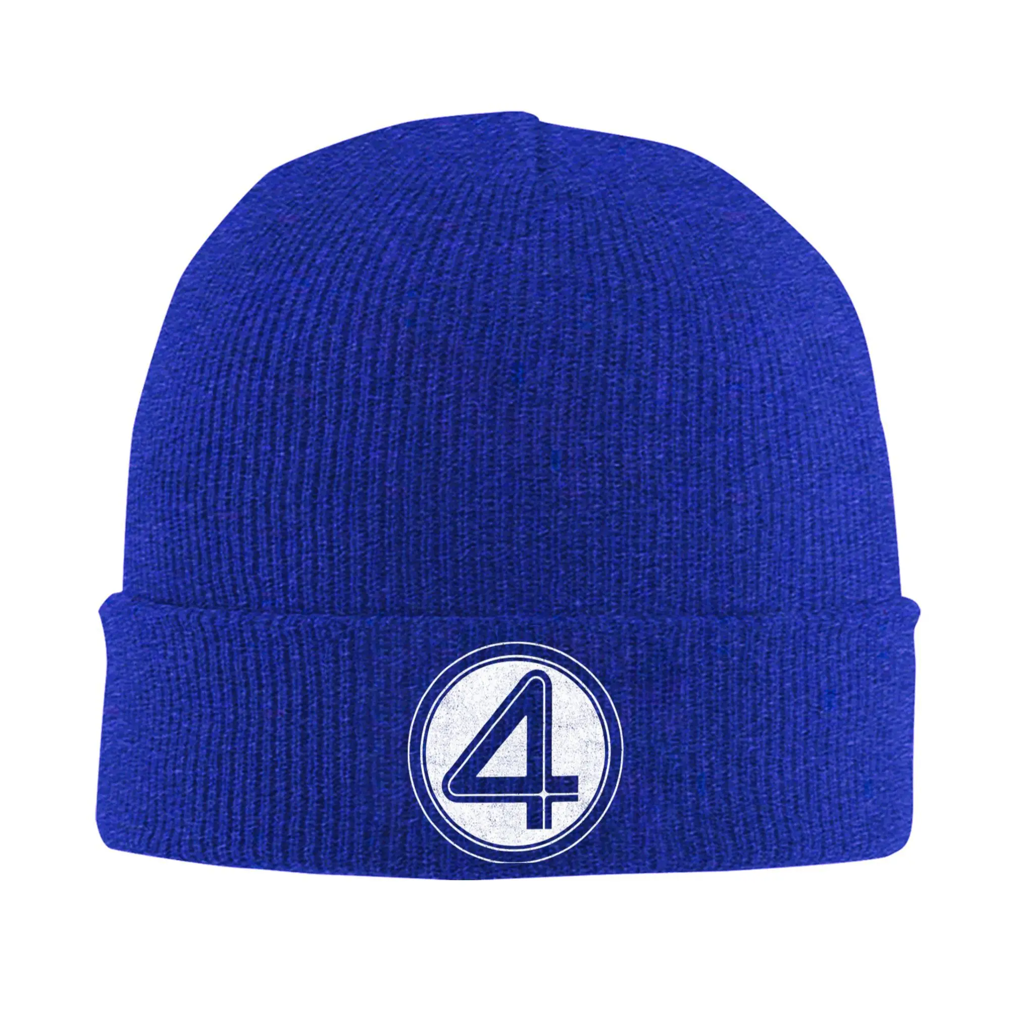 

F-Fantastics Four 4 Symbol Hat Autumn Winter Skullies Beanies Warm Cap Female Male Acrylic Skullcap