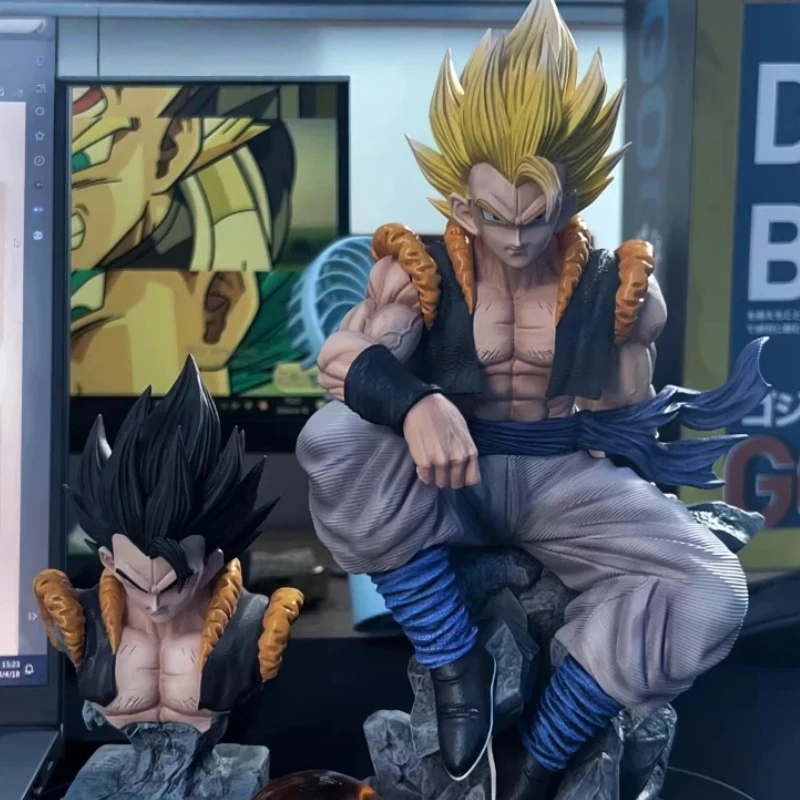 

Фигурка Bandai Dragon Ball Wink Gogeta, 3 сменных головы, аниме-аксессуар, настольное украшение, коллекционная игрушка, подарок для фанатов