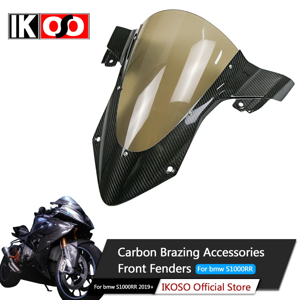 IKOSO for Motorcycle Bmw S1000RR Latest Model Accessories Conversion Complete Carbon Fiber Exterior Parts Front Windscreen 2019+