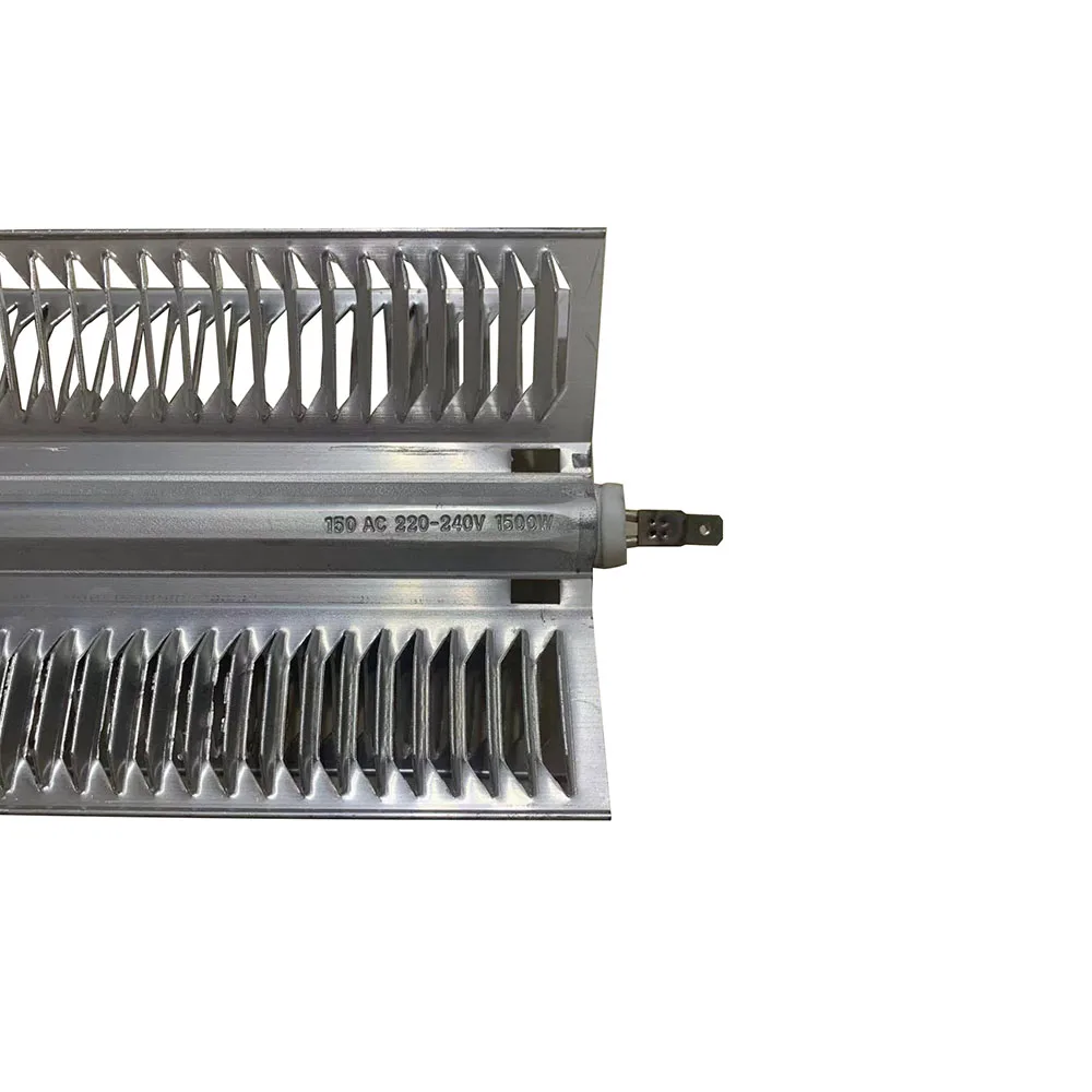 230V1500W Aluminum fin Heating elements 500mm x-shape electric heating pipe Fan heater baseboard accessories