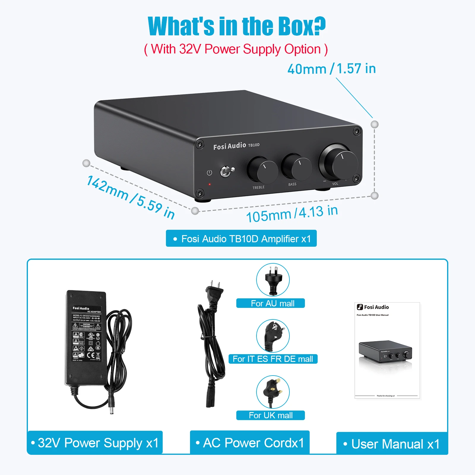 Fosi オーディオ 300Wx2 HiFi サウンドパワーアンプアップグレード