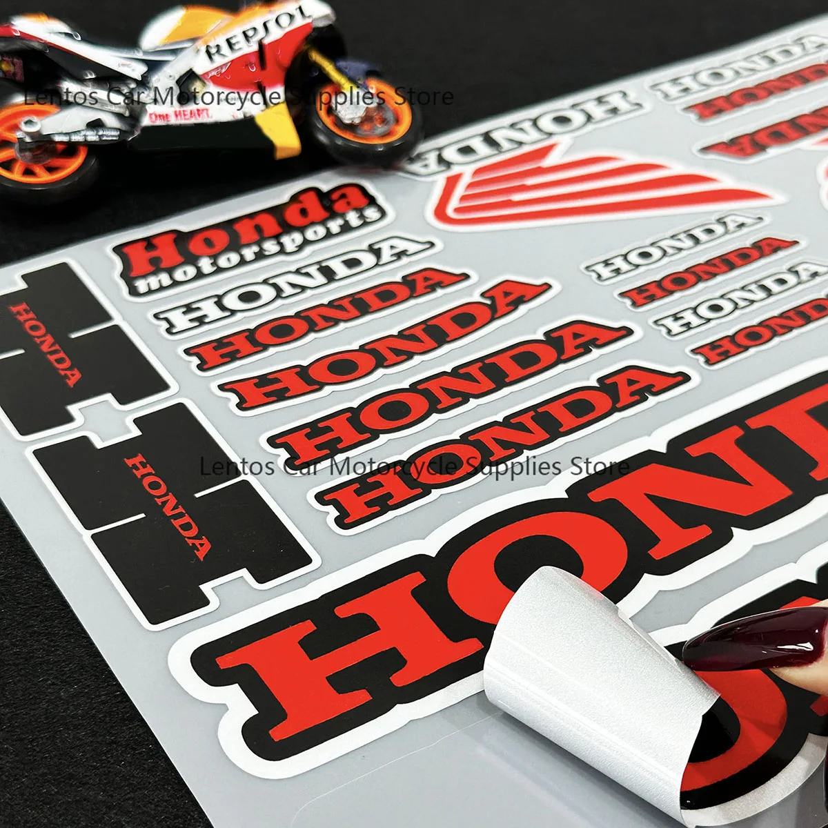 

New Motorcycle Side Strip Sticker Car Styling Vinyl Decal for HONDAS Motorcycle Sticker Reflective Stickers Car Decoration