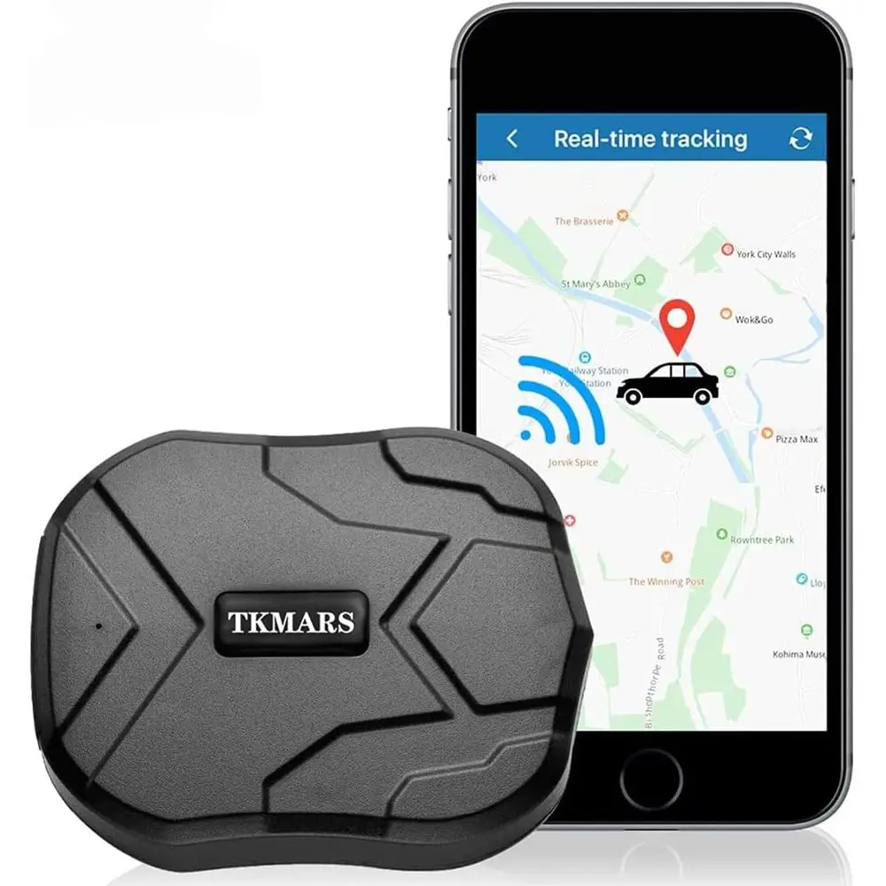 

4G GPS Tracker for Vehicle - Magnetic Car Tracking Device with Real-Time Tracking, Anti-Theft Alerts, 6 Months Long Battery Life