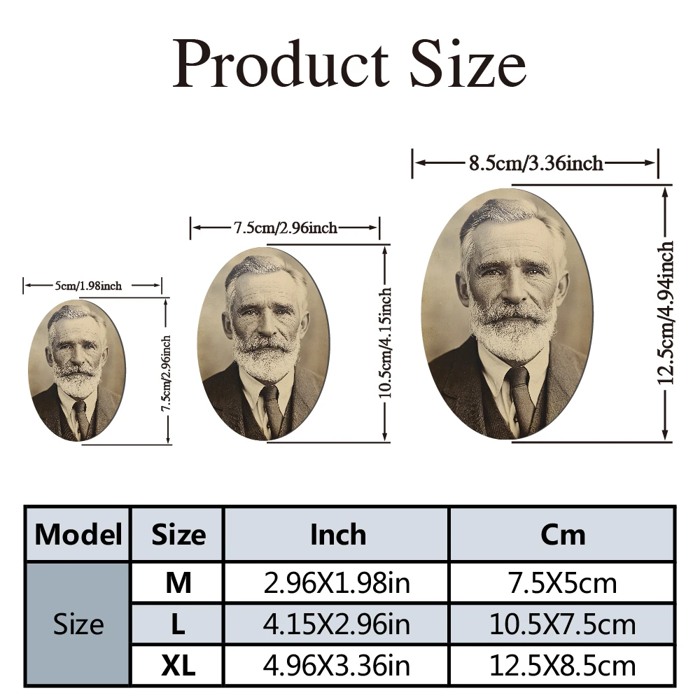 بلاطة تذكارية مخصصة للصور ثنائية الأبعاد (ليست ثلاثية الأبعاد) قطعة واحدة، مثالية لهدايا عيد الأم وعيد الأب ويوم الذكر.