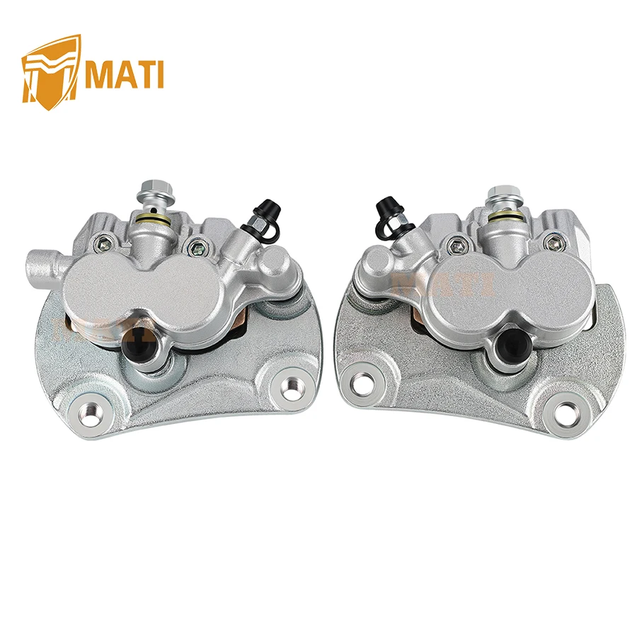 M MATI Front Right Left Brake Calipers W/Pads For Can-Am Maverick 1000R 1000 2013-2018 Commander 1000 800R 800 1000R 2011-2020