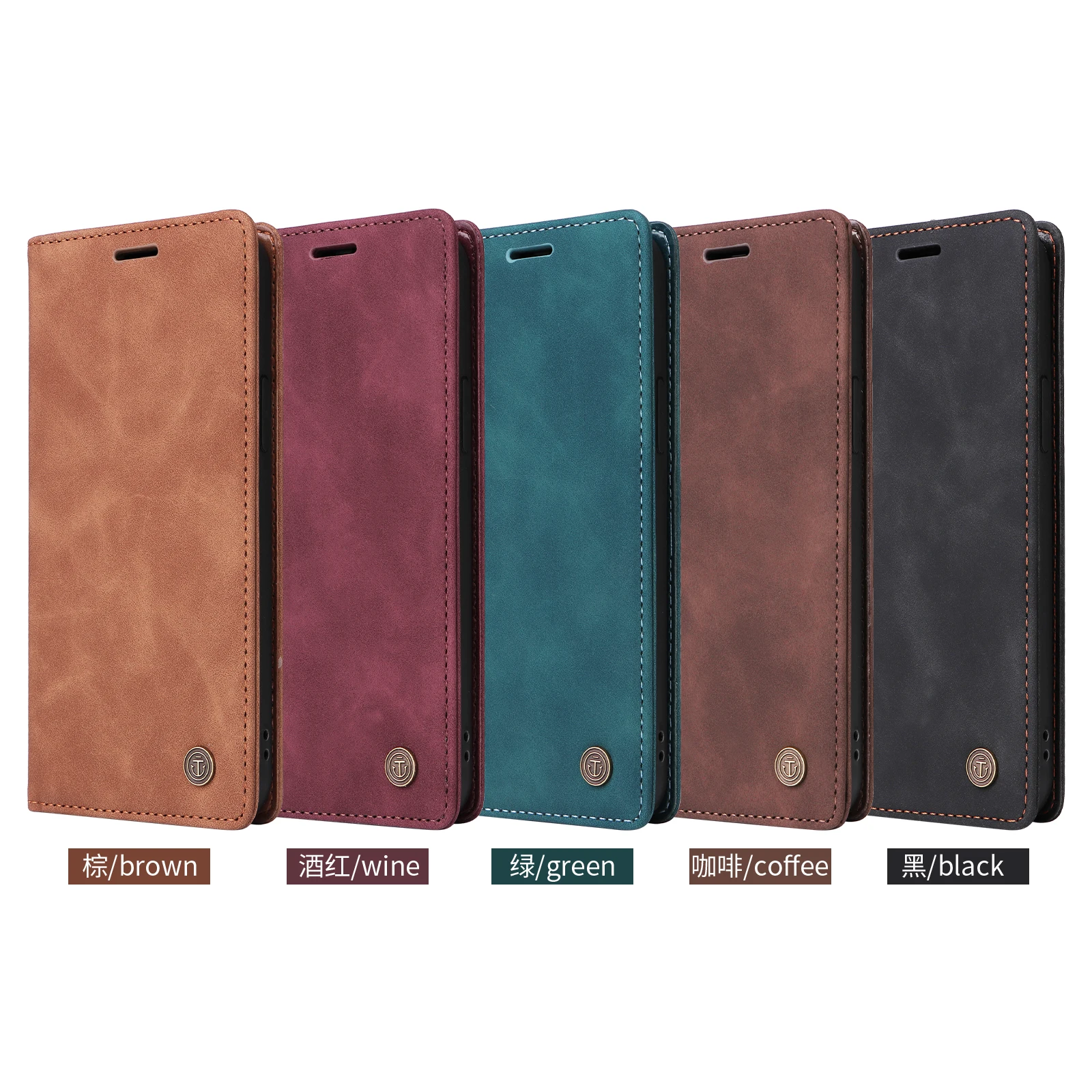 Ultrathin Leather Flip Case For Xiaomi Mi Redmi Note 13 Pro Plus 5G 13C Business Wallet Phone Cover