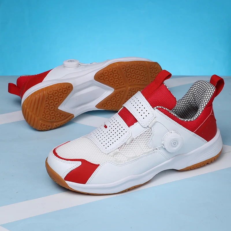 2025 New Men Tennis Shoes Women Breathable Training Sneakers Shock-Absorbant Badminton Sneakers Lightweight Table Tennis Shoes