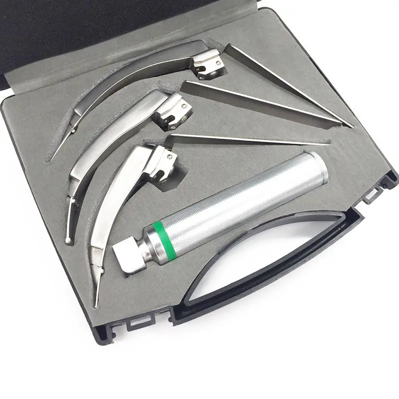 Anesthesia elbow laryngoscopy medical adult emergency laryngoscope difficult fiberoptic laryngoscope