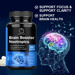 Lukaree 100mg Phosphatidylserine Capsule for Memory and Focus Smarter Brain Health Nootropics Supplement