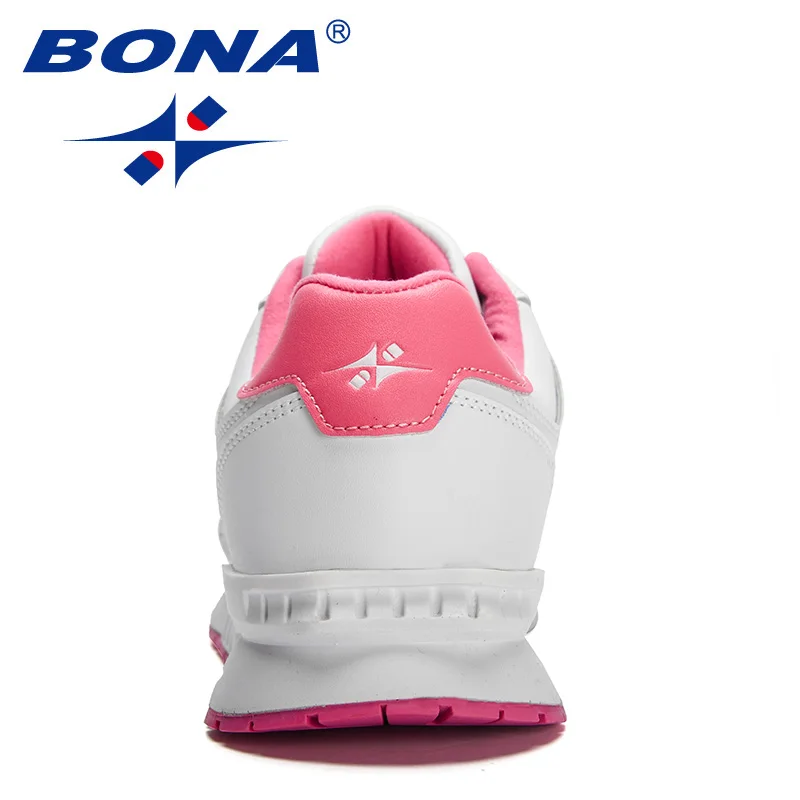 BONA 2023 Novos Designers Marca Clássicos Tênis Leves Mulheres Moda Running Shoes Casual Caminhada Calçado Conforto Das Senhoras
