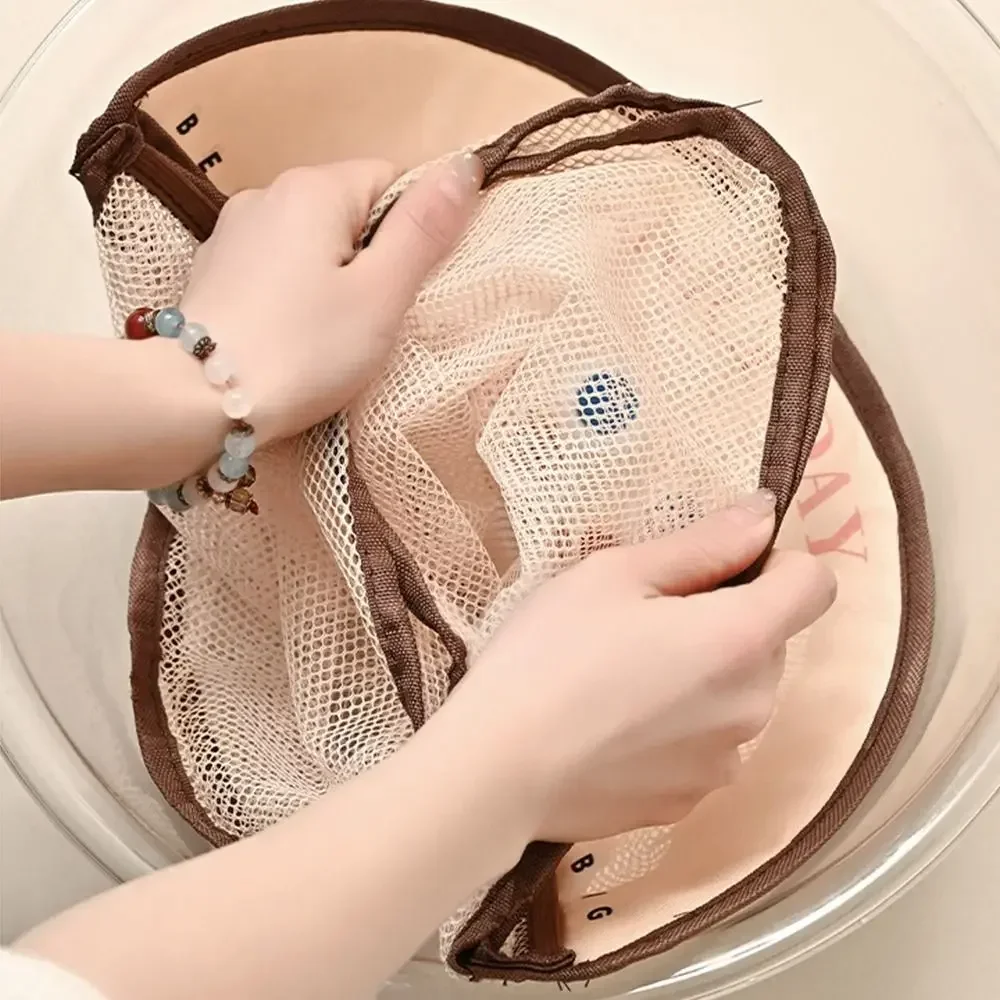 Large Capacity Storage Mesh Underwear Socks Reusable Vegetable  Net Storage Bag Kitchen Hanging Mesh Bag