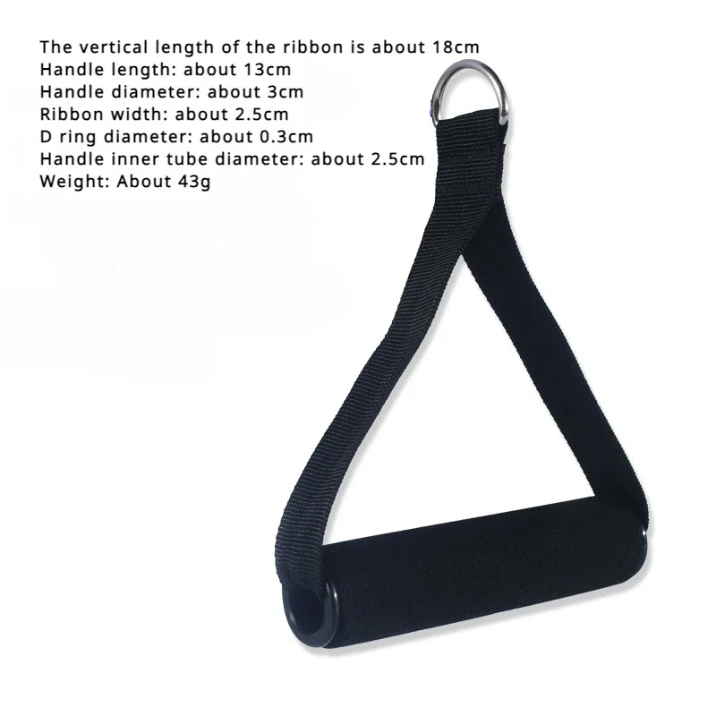 1 Pair Pull Rope Grip Handles, Non-Slip Exercise Band Handles for Resistance Bands, Yoga Hammock Fitness Workout Accessories