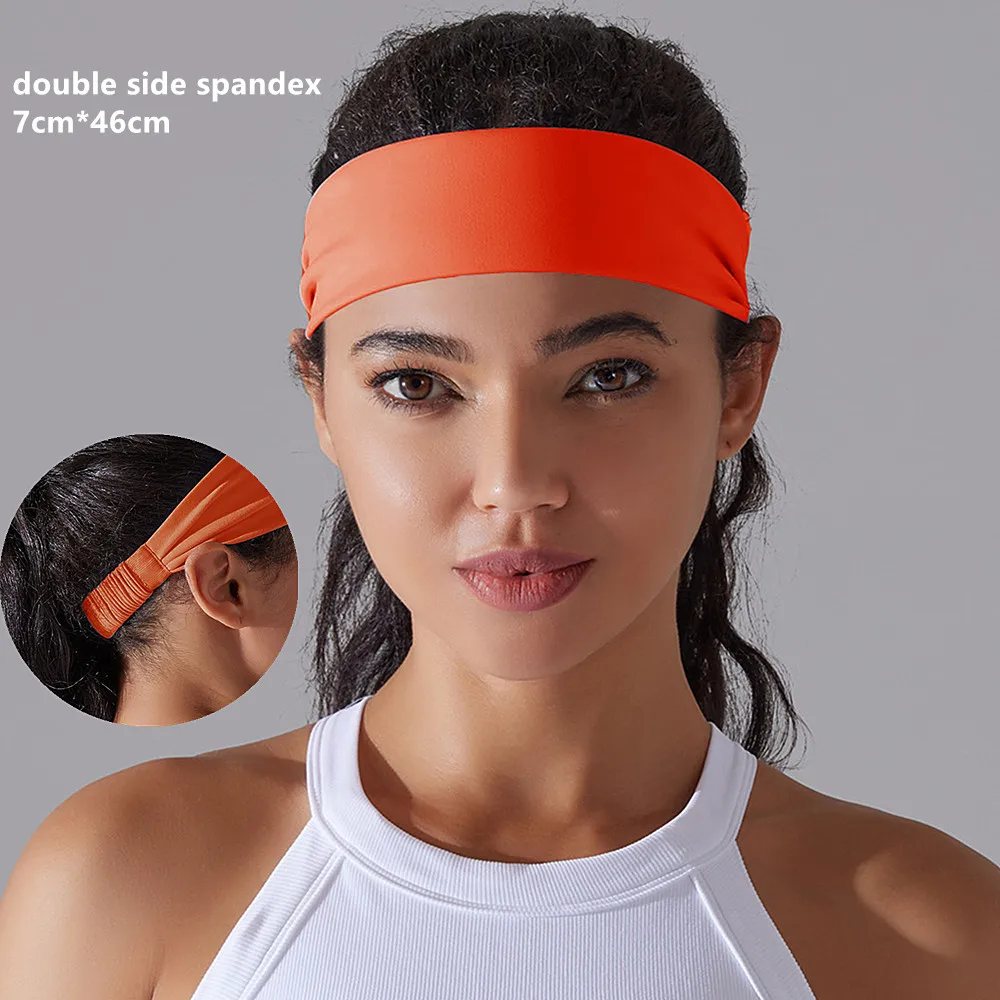 1PC Nylon Sports Yoga Hair Band Running Absorb Headband Women Men Adjustable Make Up Hair Accessories Headwrap