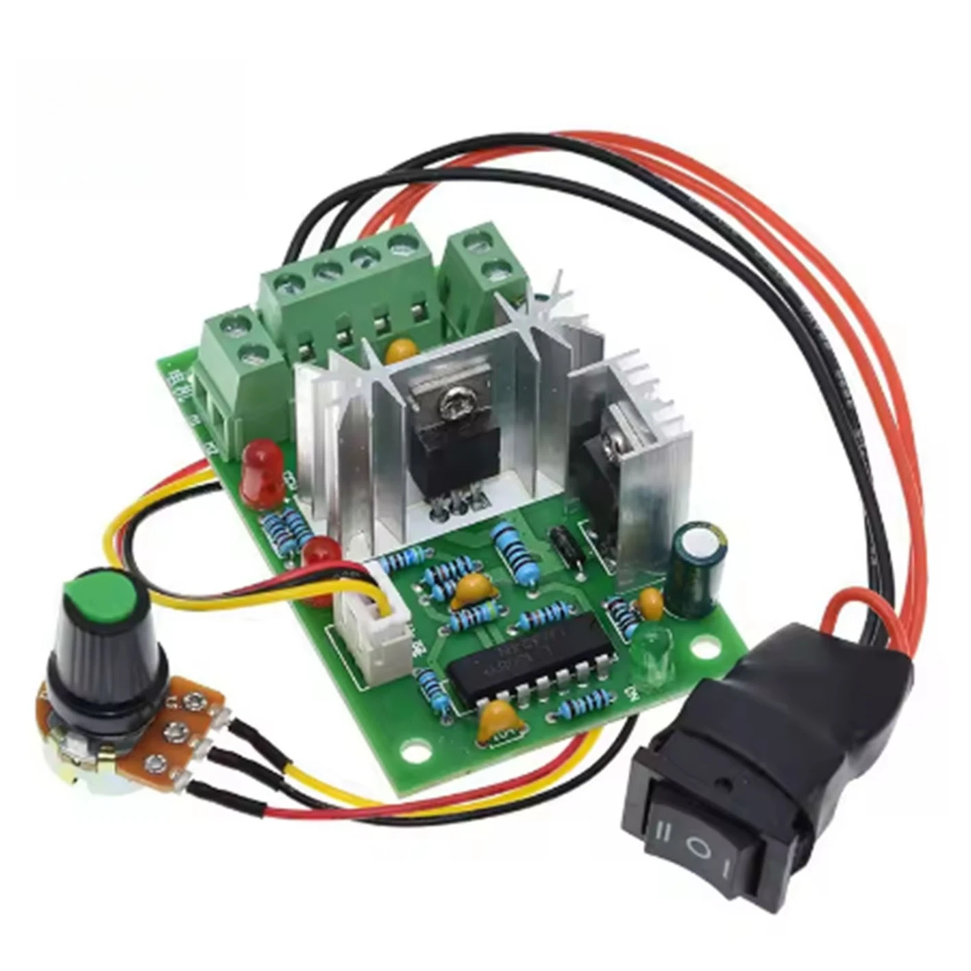 3pcs CCM2 DC Motor Speed Controller 10V 30V PWM Forward Reverse 120W High Power for Electric Drill DIY