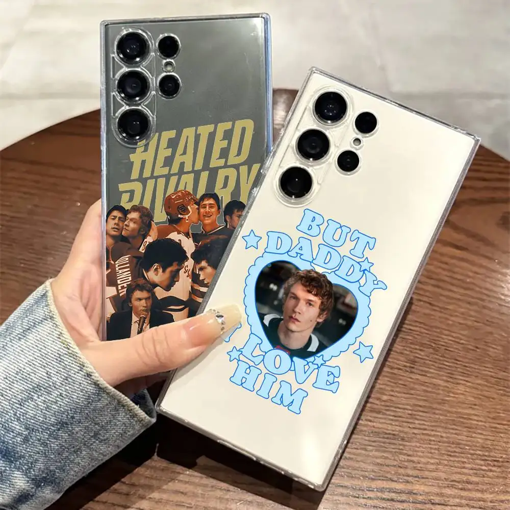 

Heated Rivalry S-Shane andI-Ilya Rozanov Phone Case Silicone Transparent Soft For SamsungS25,24,23,22,21,30,Ultra,20,Plus