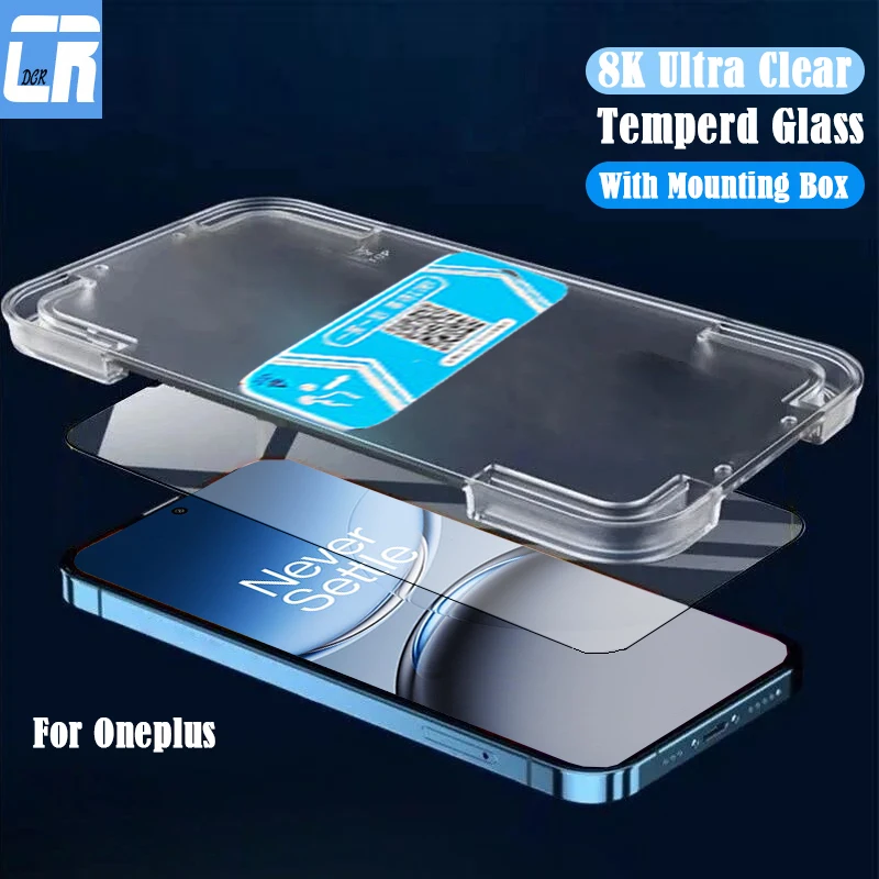 One-click Installation Tempered Glass For OnePlus Nord 4 3 2 2T N300 N200 N30 SE CE4 CE3 CE2 Lite With Alignment Mounting Kit