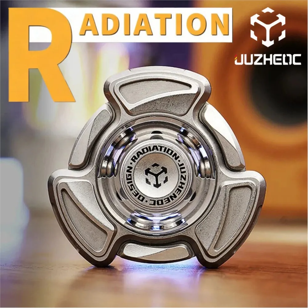 JUZHEDC 안티 스트레스 피젯 스피너 오픈 네일 자이로 티타늄 지르코늄 DIY 오피스 불안 해소 장치 손끝 익스트림 스포츠